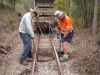 Installing 100th Steel or Concrete Sleeper Mainline Sat 9th Aug 2014 AA